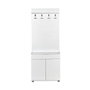 Hanah Home Soporte de Pasillo Blanco con Cajón y Estantes